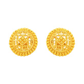 22k Yellow Gold Filigree Medium Earrings with gold weight of 6.2g